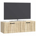 Oglindă TV montată pe perete Stejar Sonoma 98 x 31 x 30 cm - WALTI WALTI