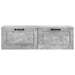 Oglindă TV montată pe perete Gri Beton 98 x 31 x 30 cm - WALTI WALTI