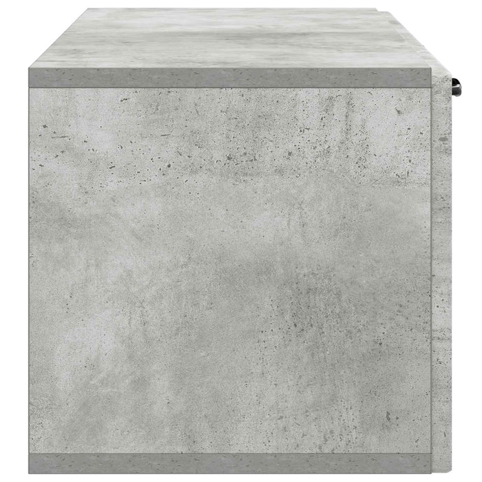 Oglindă TV montată pe perete Gri Beton 98 x 31 x 30 cm - WALTI WALTI