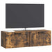 Oglindă TV montată pe perete Stejar fumuriu 98 x 31 x 30 cm - WALTI WALTI