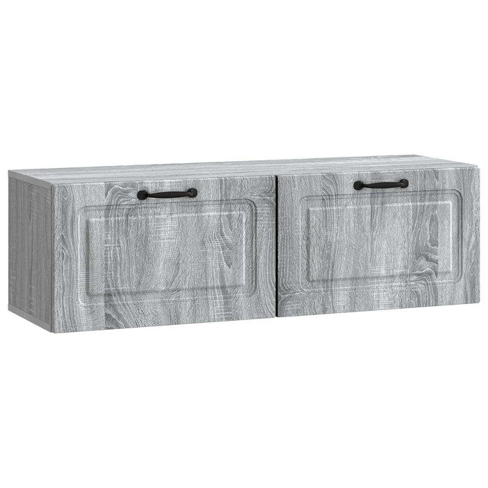 Oglindă TV montată pe perete Sonoma gri 98 x 31 x 30 cm - WALTI WALTI