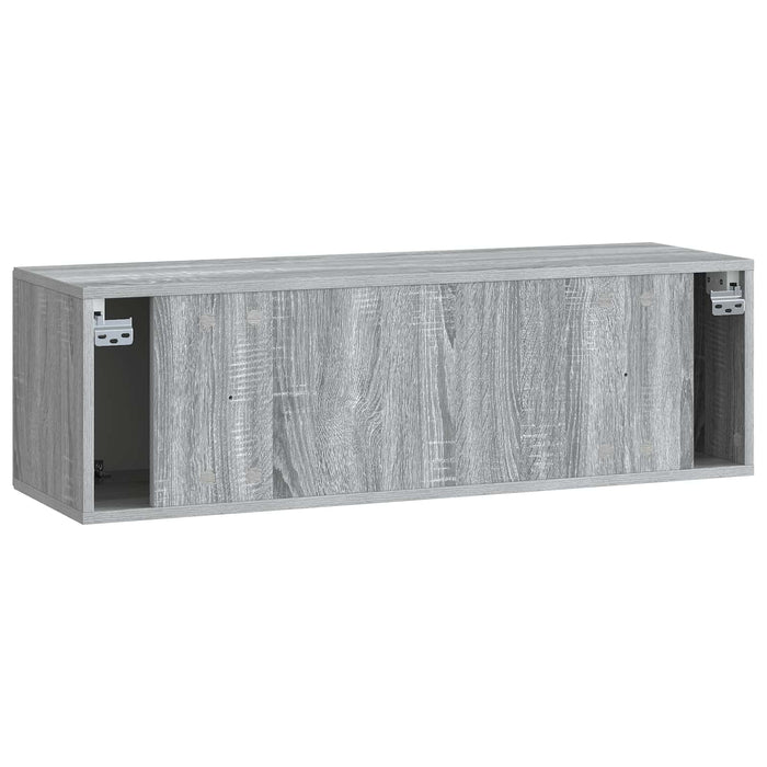 Oglindă TV montată pe perete Sonoma gri 98 x 31 x 30 cm - WALTI WALTI