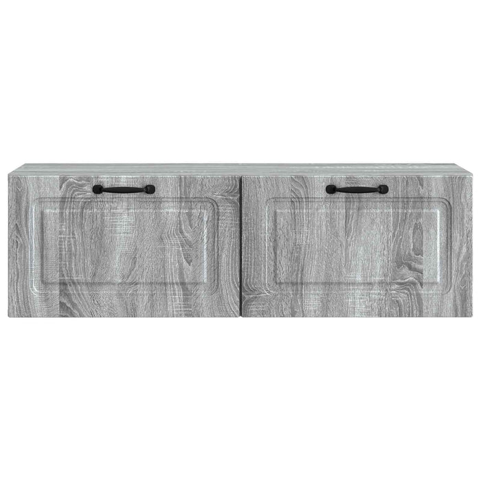 Oglindă TV montată pe perete Sonoma gri 98 x 31 x 30 cm - WALTI WALTI