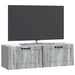 Oglindă TV montată pe perete Sonoma gri 98 x 31 x 30 cm - WALTI WALTI