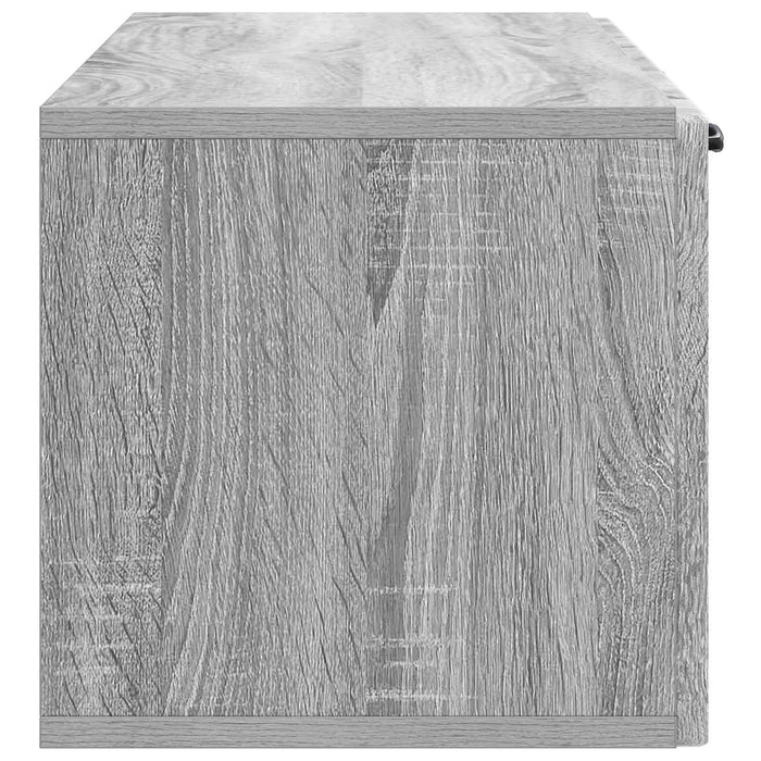 Oglindă TV montată pe perete Sonoma gri 98 x 31 x 30 cm - WALTI WALTI