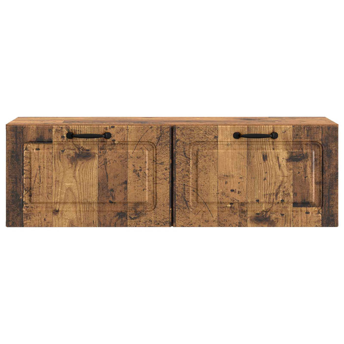 Oglindă TV montată pe perete Lemn vechi 98 x 31 x 30 cm - WALTI WALTI