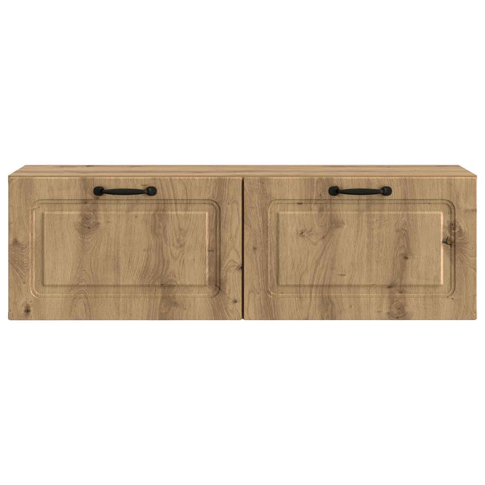 Oglindă TV montată pe perete Stejar Artizanal 98 x 31 x 30 cm - WALTI WALTI