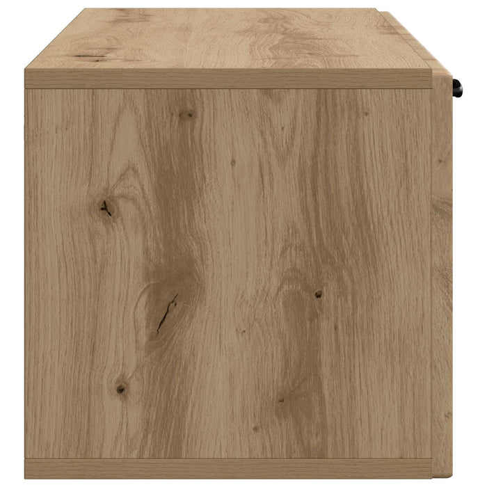 Oglindă TV montată pe perete Stejar Artizanal 98 x 31 x 30 cm - WALTI WALTI