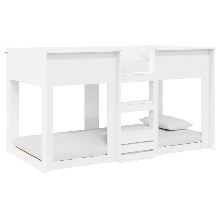 Pat Etajat pentru Copii Alb 75 x 190 cm Lemn compozit - WALTI WALTI
