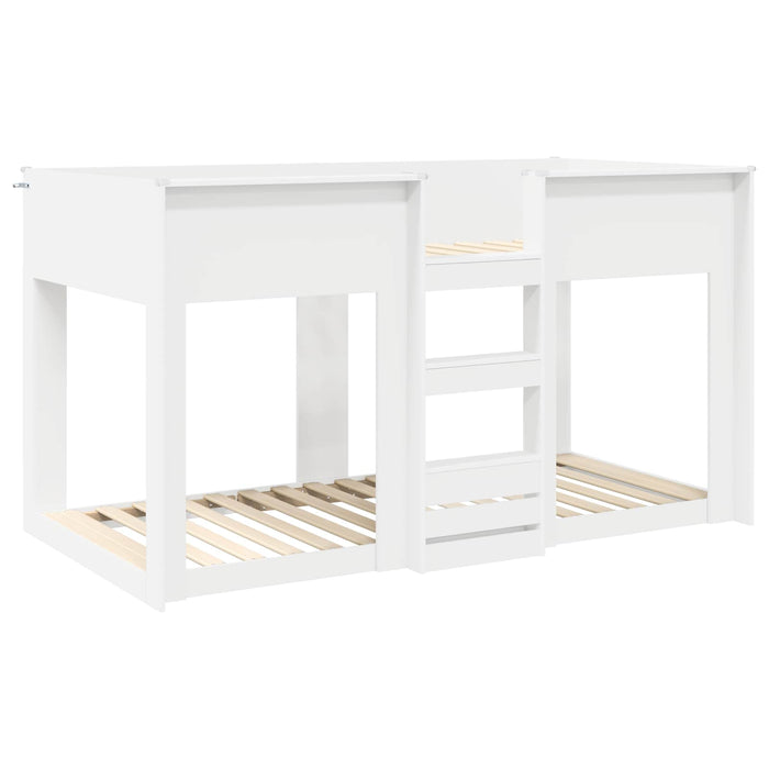 Pat Etajat pentru Copii Alb 75 x 190 cm Lemn compozit - WALTI WALTI