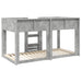 Pat Etajat pentru Copii Gri din beton 75 x 190 cm Lemn compozit - WALTI WALTI