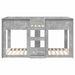 Pat Etajat pentru Copii Gri din beton 75 x 190 cm Lemn compozit - WALTI WALTI