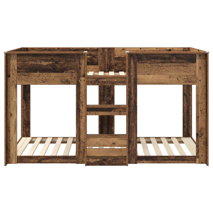 Pat Etajat pentru Copii Lemn vechi 90 x 190 cm Lemn compozit - WALTI WALTI