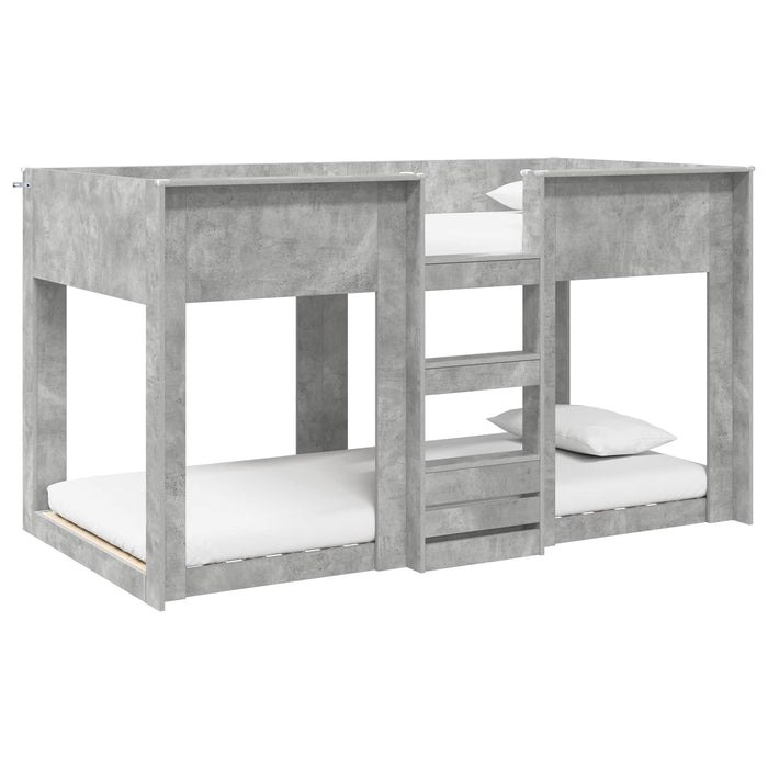 Pat Etajat pentru Copii Gri din beton 100 x 200 cm - WALTI WALTI