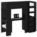 Cadru de pat supraetajat cu birou Stejar Negru 75 x 190 cm - WALTI WALTI