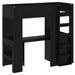 Cadru de pat supraetajat cu birou Stejar Negru 75 x 190 cm - WALTI WALTI