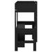Cadru de pat supraetajat cu birou Stejar Negru 75 x 190 cm - WALTI WALTI