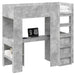 Cadru de pat supraetajat cu birou Gri din beton 75 x 190 cm - WALTI WALTI