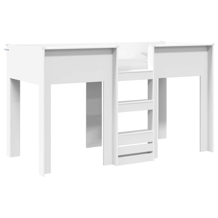 Pat Etajat pentru Copii Alb 75 x 190 cm Lemn compozit - WALTI WALTI