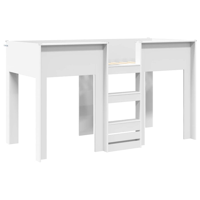 Pat Etajat pentru Copii Alb 75 x 190 cm Lemn compozit - WALTI WALTI