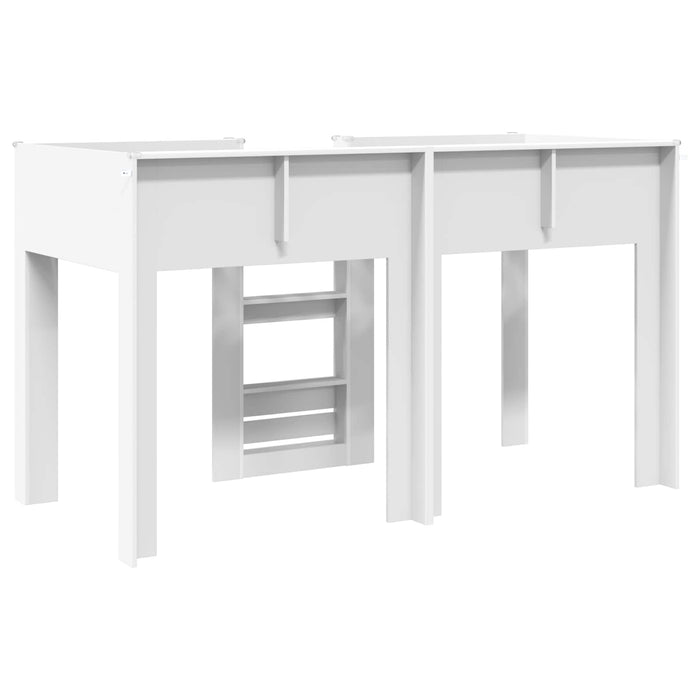 Pat Etajat pentru Copii Alb 75 x 190 cm Lemn compozit - WALTI WALTI