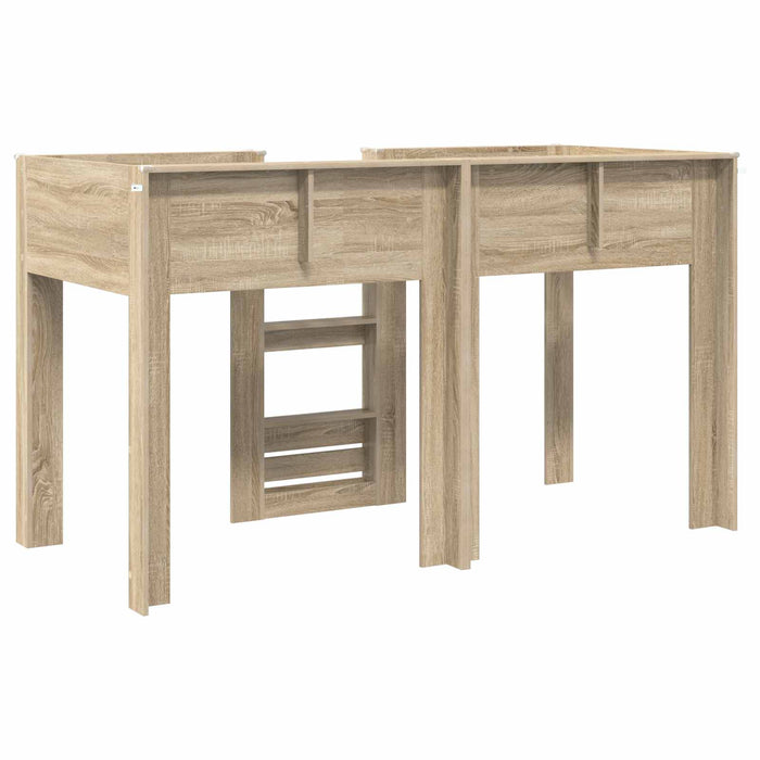 Pat Etajat pentru Copii Stejar Sonoma 75 x 190 cm Lemn compozit - WALTI WALTI