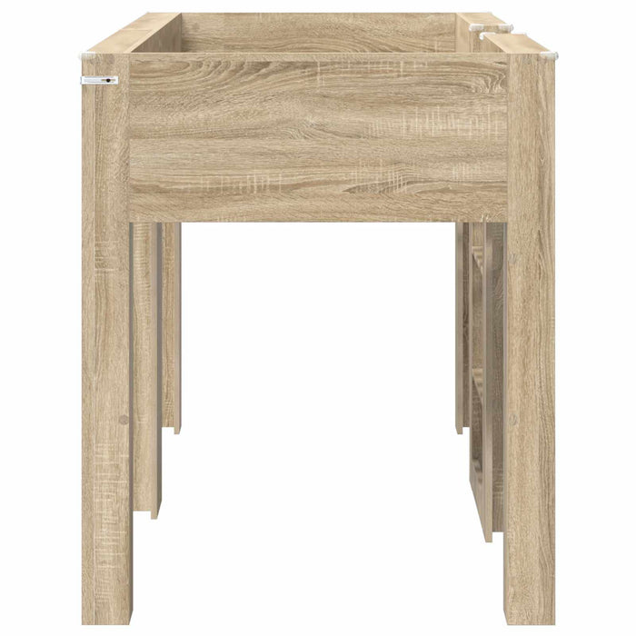 Pat Etajat pentru Copii Stejar Sonoma 75 x 190 cm Lemn compozit - WALTI WALTI