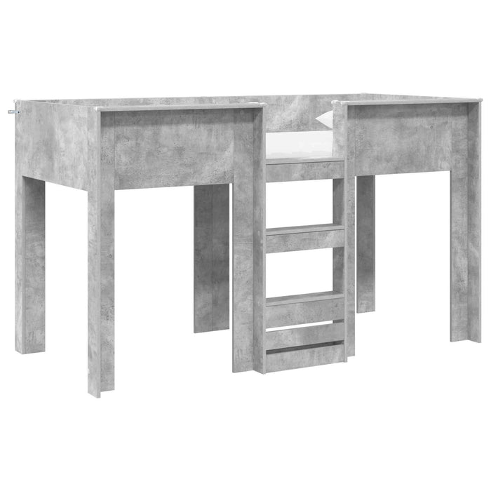 Pat Etajat pentru Copii Gri din beton 75 x 190 cm Lemn compozit - WALTI WALTI