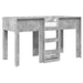 Pat Etajat pentru Copii Gri din beton 75 x 190 cm Lemn compozit - WALTI WALTI