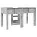 Pat Etajat pentru Copii Gri din beton 75 x 190 cm Lemn compozit - WALTI WALTI