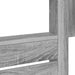 Pat Etajat pentru Copii Gri Sonoma 75 x 190 cm Lemn compozit - WALTI WALTI