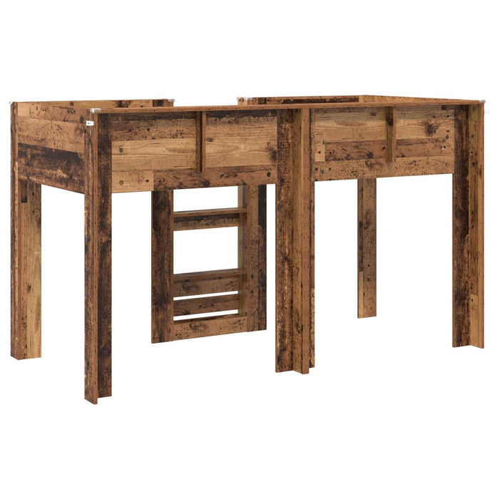 Pat Etajat pentru Copii Lemn vechi 75 x 190 cm Lemn compozit - WALTI WALTI