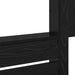 Pat Etajat pentru Copii Stejar Negru 80 x 200 cm Lemn compozit - WALTI WALTI