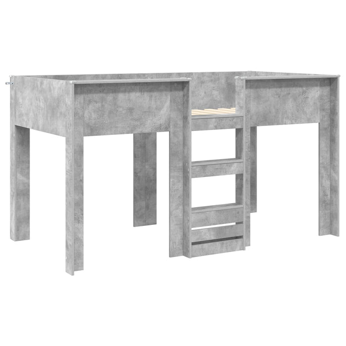 Pat Etajat pentru Copii Gri din beton 80 x 200 cm Lemn compozit - WALTI WALTI