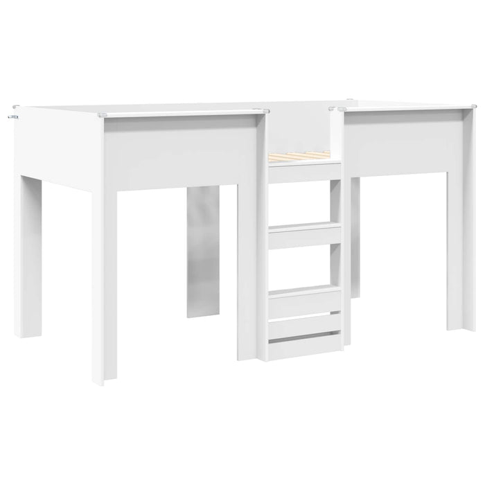 Pat Etajat pentru Copii Alb 90 x 200 cm Lemn compozit - WALTI WALTI