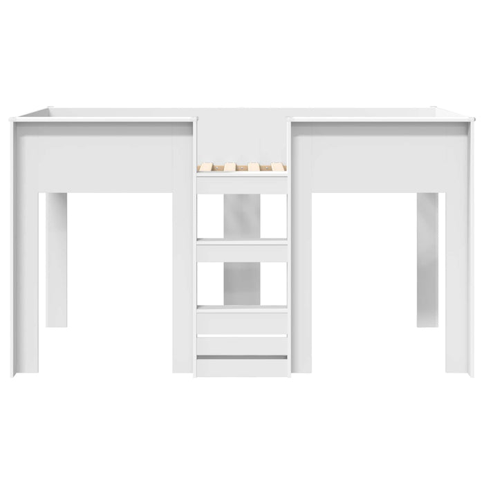 Pat Etajat pentru Copii Alb 90 x 200 cm Lemn compozit - WALTI WALTI