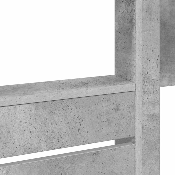 Pat Etajat pentru Copii cu saltea Gri din beton 100 x 200 cm - WALTI WALTI