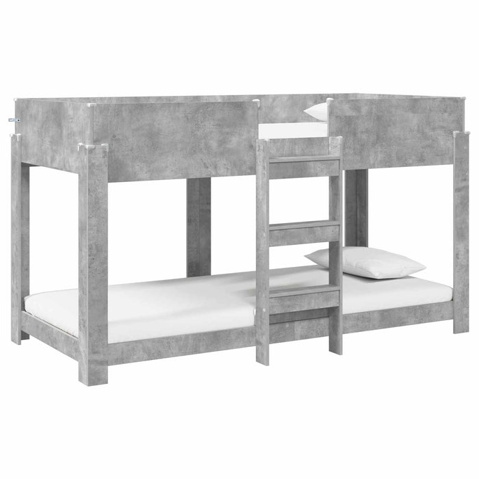 Pat Etajat pentru Copii Gri din beton 80 x 200 cm Lemn compozit - WALTI WALTI