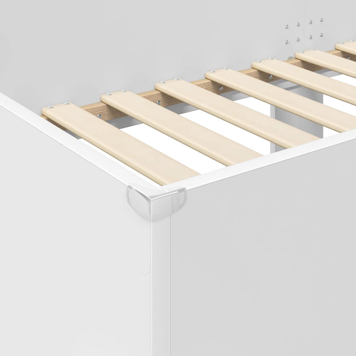 Pat Etajat pentru Copii Alb 75 x 190 cm Lemn compozit - WALTI WALTI