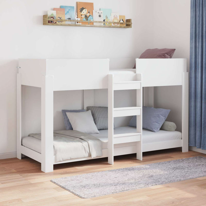 Pat Etajat pentru Copii Alb 75 x 190 cm Lemn compozit - WALTI WALTI