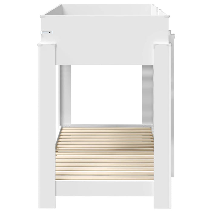 Pat Etajat pentru Copii Alb 75 x 190 cm Lemn compozit - WALTI WALTI