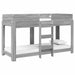 Pat Etajat pentru Copii Gri Sonoma 75 x 190 cm Lemn compozit - WALTI WALTI