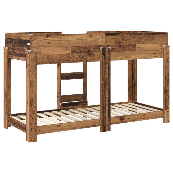 Pat Etajat pentru Copii Lemn vechi 75 x 190 cm Lemn compozit - WALTI WALTI