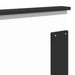 Cadru de pat cu headboard Negru 200 x 200 cm Lemn de pin masiv - WALTI WALTI