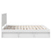 Cadru de pat cu headboard Alb 180 x 200 cm Lemn de pin masiv - WALTI WALTI