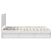 Cadru de pat cu headboard Alb 160 x 200 cm Lemn de pin masiv - WALTI WALTI