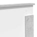Cadru de pat cu headboard Beton 160 x 200 cm Lemn de pin masiv - WALTI WALTI