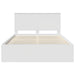Cadru de pat cu headboard Alb 150 x 200 cm Lemn de pin masiv - WALTI WALTI