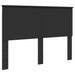 Cadru de pat cu headboard Negru 150 x 200 cm Lemn de pin masiv - WALTI WALTI