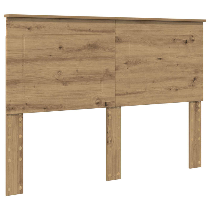 Cadru de pat Stejar artizanal 140 x 190 cm Lemn de pin masiv - WALTI WALTI